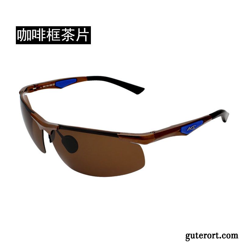 Sonnenbrille Herren Fahren Polarisator Trend Sport Sonnenbrillen Purpur Lila Schwarz Grau