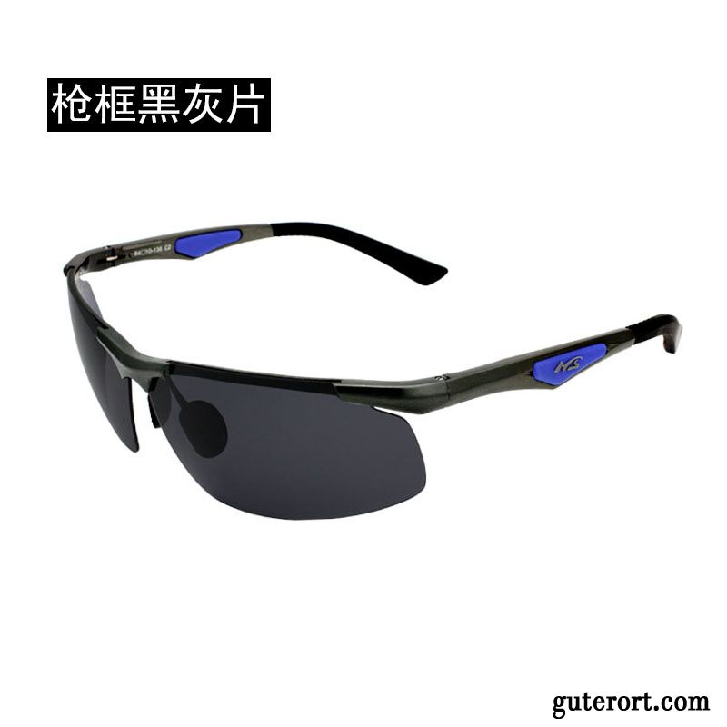 Sonnenbrille Herren Fahren Polarisator Trend Sport Sonnenbrillen Purpur Lila Schwarz Grau