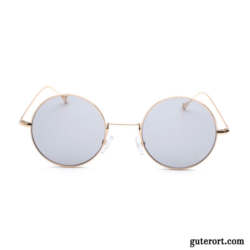 Sonnenbrille Herren Sonnenbrillen Damen 2019 Retro Gold Gelb