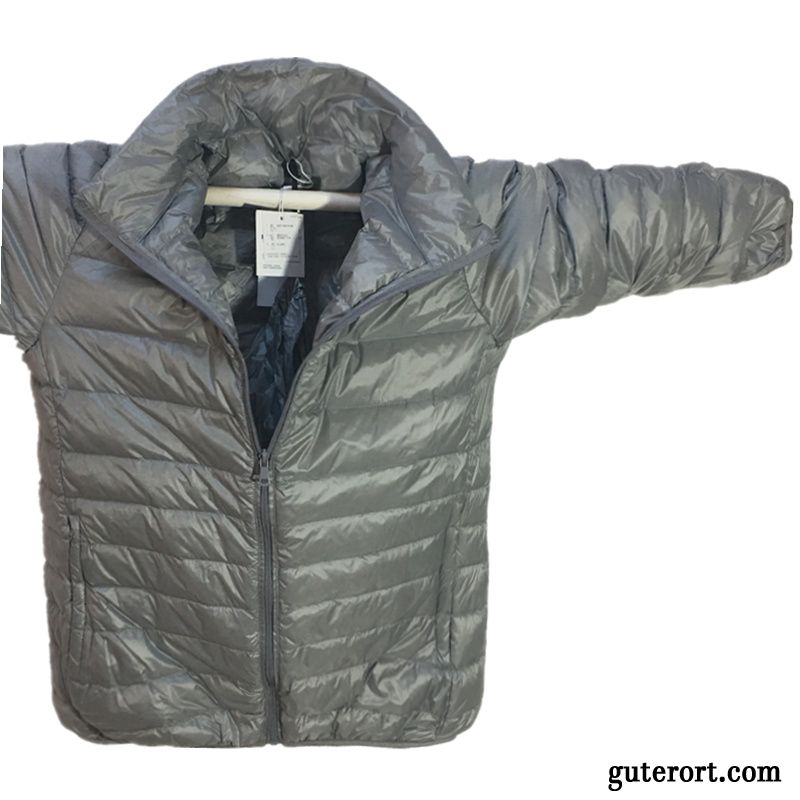 Sport Daunenjacke Herren, Winterjacke Günstig Herren Daunenjacken Hellbraun