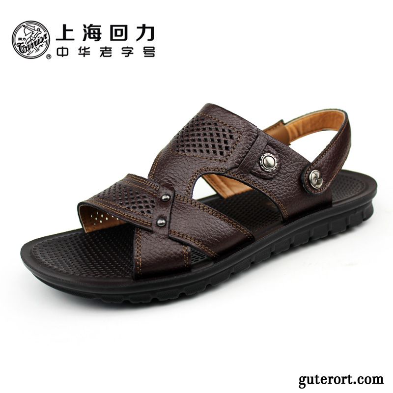 Sport Sandalen Herren Hellgrau, Flache Sandalen Herren