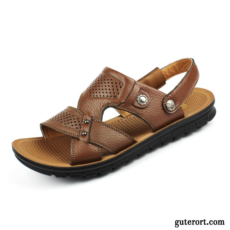 Sport Sandalen Herren Hellgrau, Flache Sandalen Herren