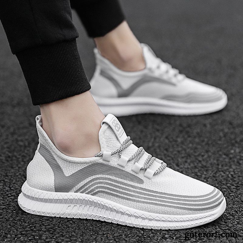 Sportschuhe Herren Casual Europa Atmungsaktiv Allgleiches Net Trend Weiß