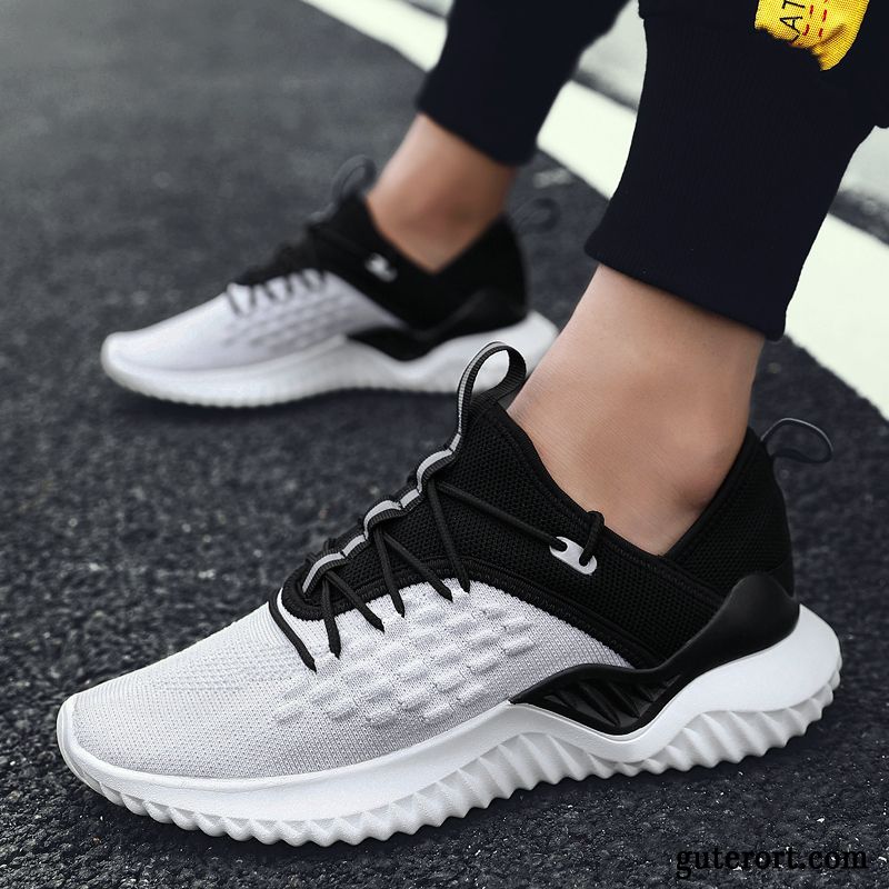 Sportschuhe Herren Feder Neue Laufschuhe Casual Atmungsaktiv Trend Grün Schwarz