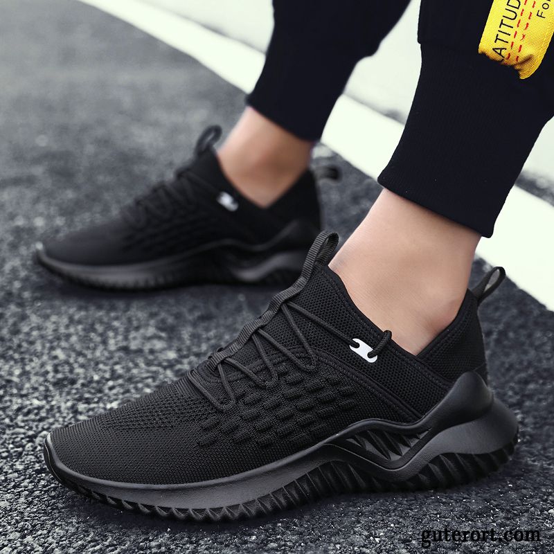 Sportschuhe Herren Feder Neue Laufschuhe Casual Atmungsaktiv Trend Grün Schwarz