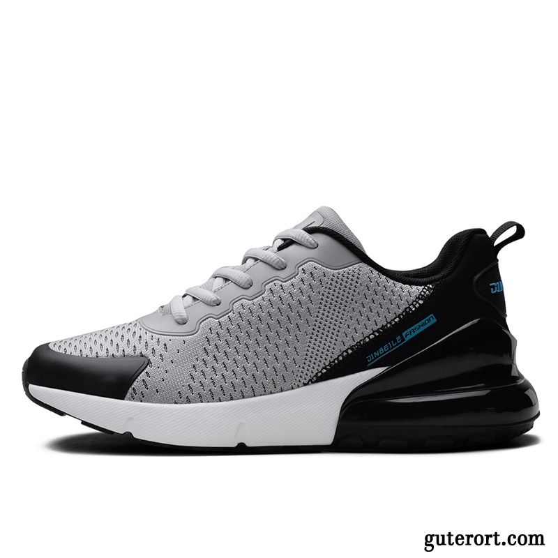 Sportschuhe Herren Rutschsicher Herbst Licht Tragen Cushioning Weiche Sohle Grau