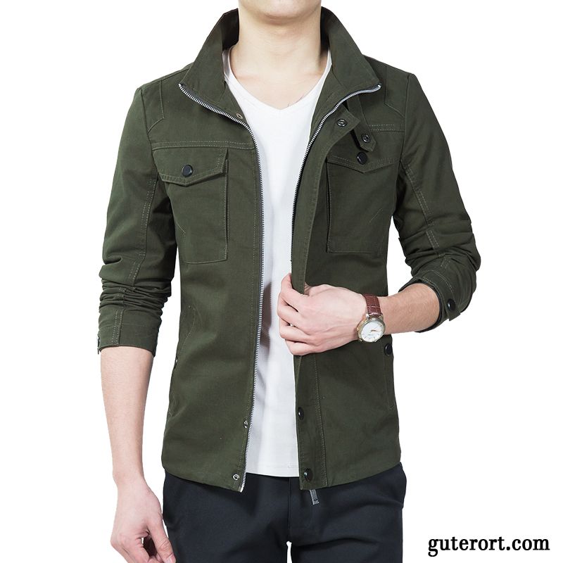 Steppjacke Herren Jacken Beige, Jacke Stehkragen Herren Günstig