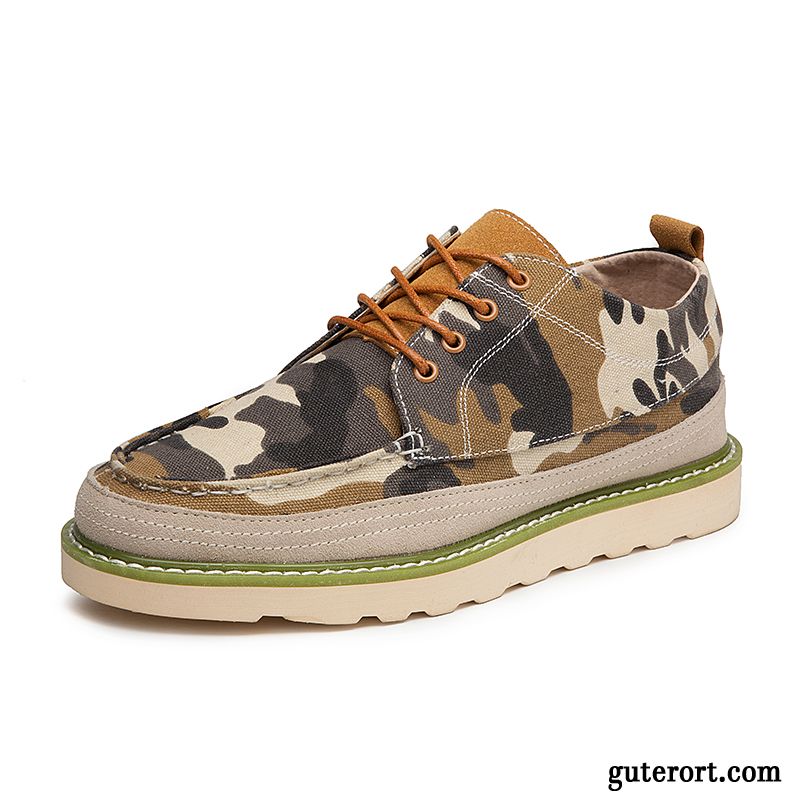 Stiefel Herren Neue Schuhe England Casual Martin Stiehlt Hohe Camouflage