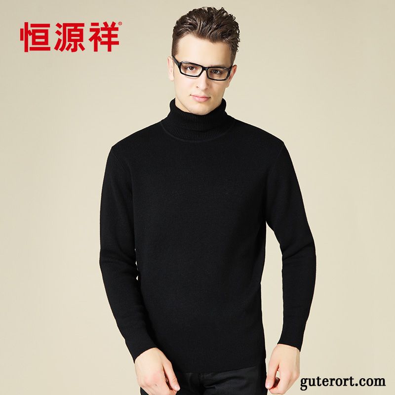 Strickjacke Herren Braun Schwarz, Pullover Mode Herren Sale