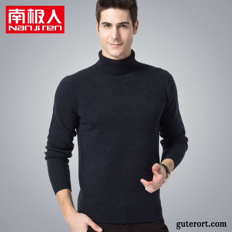 Strickjacke Herren Weiß Pullover Kaffeebraun, Herren Strick Cardigan Günstig