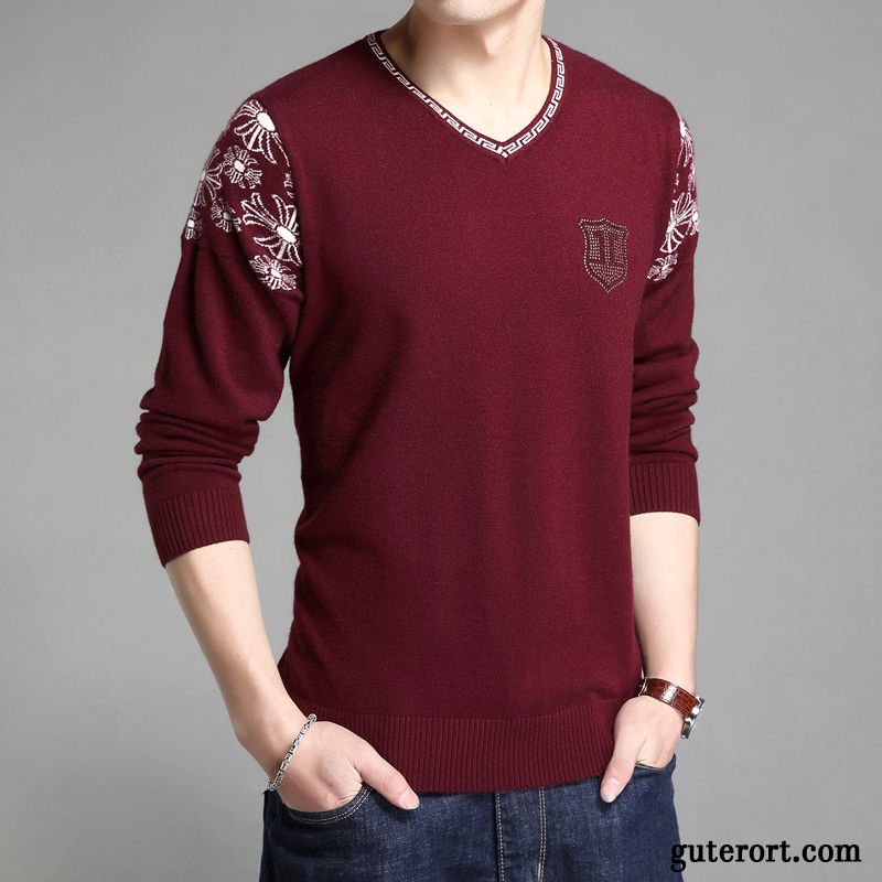 Strickpullover Herren Slim Fit Rabatt, Pullover Reißverschluss Gestreift