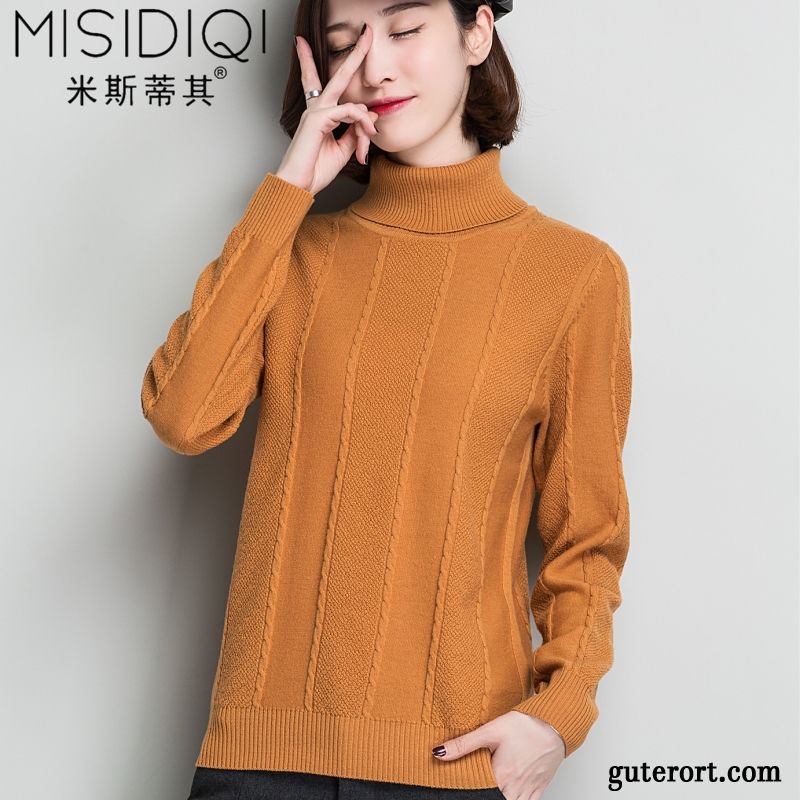 Stylische Pullover Damen Sandbeige, Pullover Olivgrün Damen Günstig