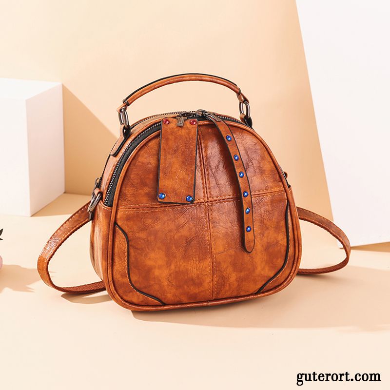 Umhängetaschen Damen All Match Rucksack Mode Mini 2019 Sommer Gelb