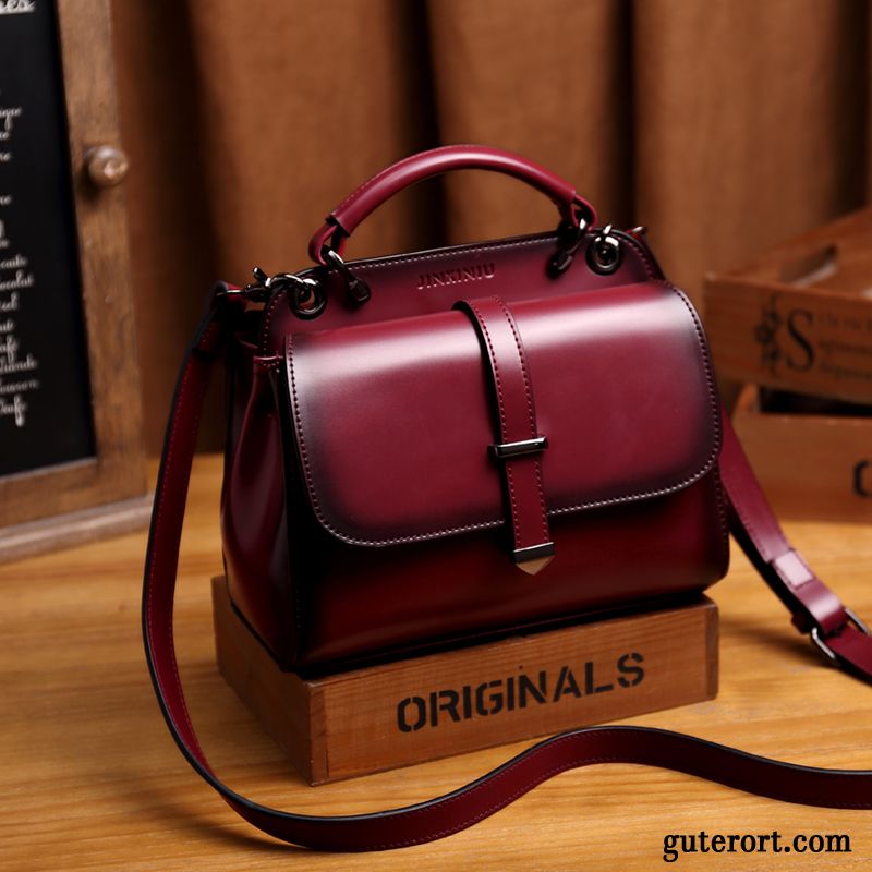 Umhängetaschen Damen Trend Mode Neu 2019 Handtasche Mini Rot