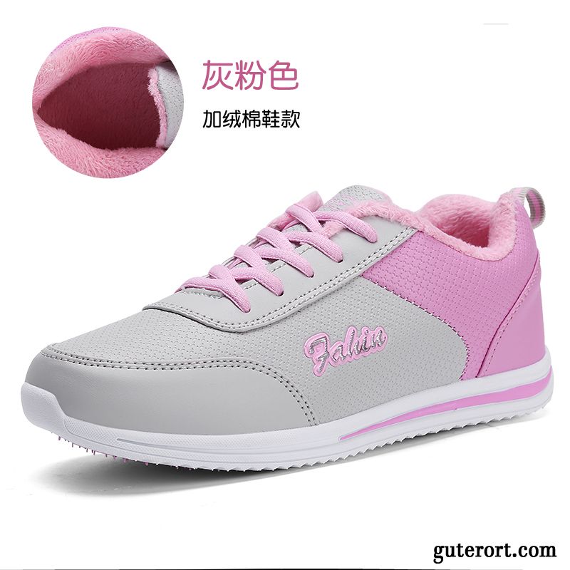 Weiße Damen Sneaker Sportschuhe Gestreift, Glitzer Schuhe Mode Billig