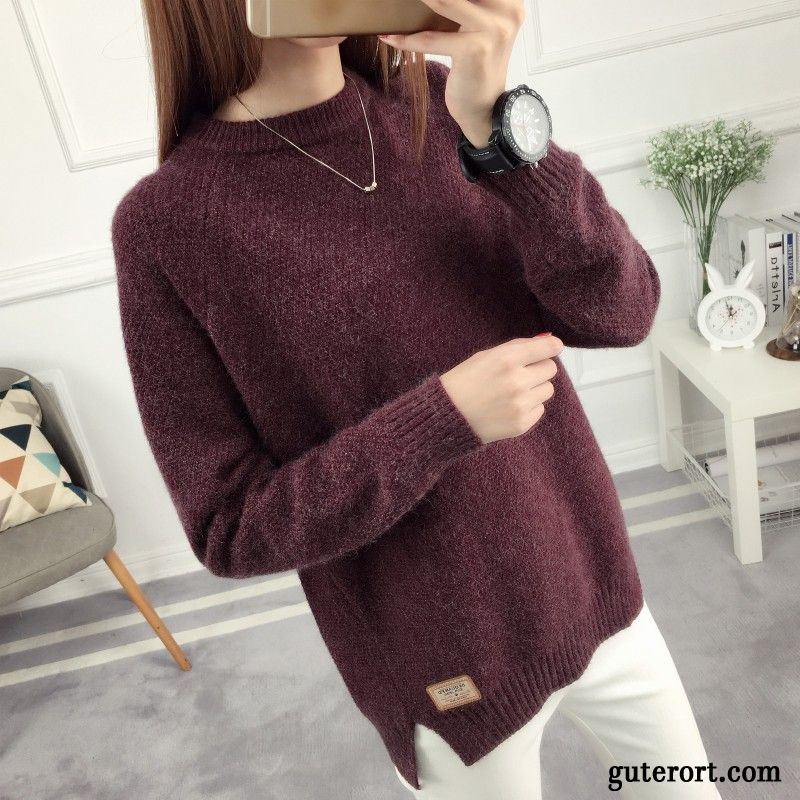 Weiße Pullover Für Damen Billig, Cardigan Damen Lang Hellrosa