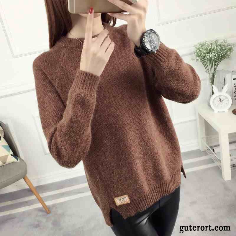 Weiße Pullover Für Damen Billig, Cardigan Damen Lang Hellrosa