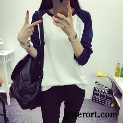 Weißes Langes T Shirt T-shirts Dunkelrot, T Shirt Brusttasche Damen Kaufen