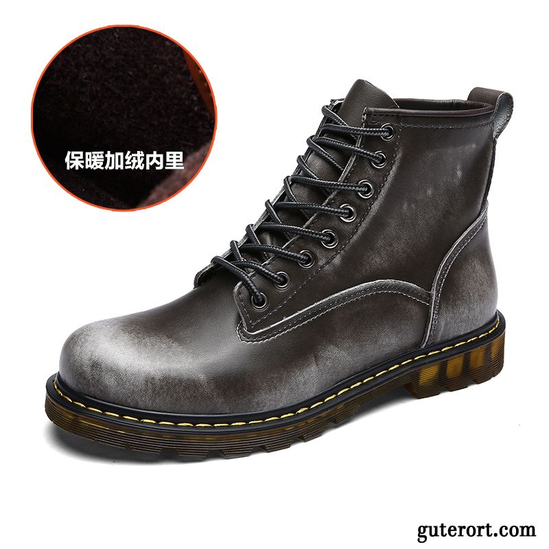 Wildleder Schuhe Herren, Herren Stiefeletten Wildleder Lindgrün