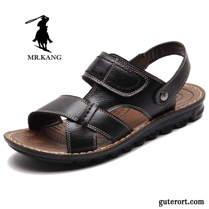 Bequeme Herren Sandalen Lachsrosa, Offene Schuhe Herren Billig