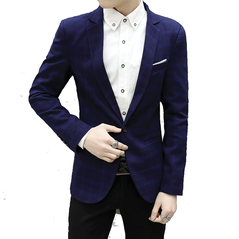 Blazer Herren Mantel Trend Freizeit Schlank Jugend Herbst