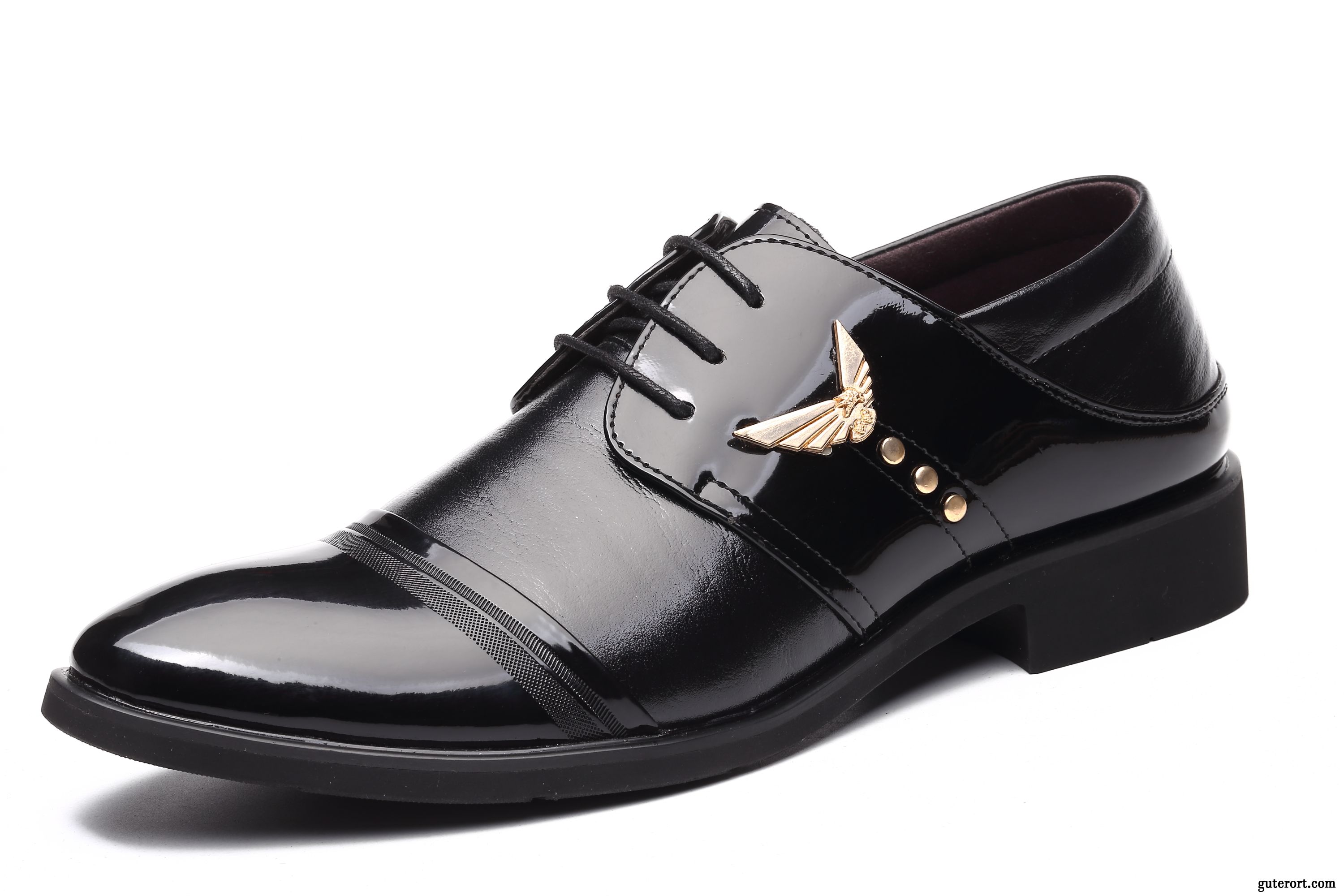 Braune Leder Schuhe Herren Lederschuhe Sandbeige, Festliche Schuhe Herren