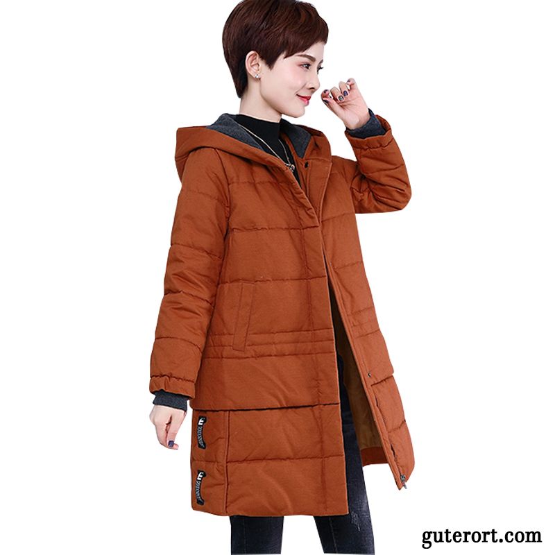 Daunenjacke Warm Damen Kaufen, Damen Daunenjacke Beige Daunenjacken Orangerot