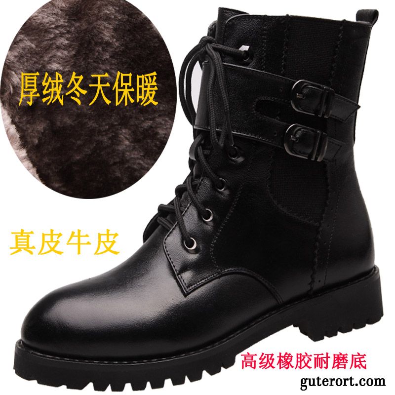 Elegant Schuhe Herren Kaufen, Winter Schnürstiefel Herren Hellrosa