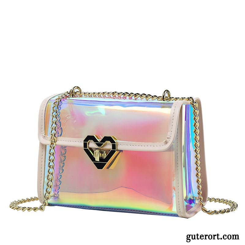 Handtaschen Damen Mini 2019 Neu Sommer Transparent Rosa