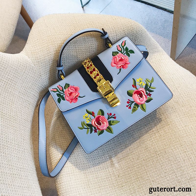 Handtaschen Damen Mode Umhängetasche Neu Sommer Frühling 2019 Blau