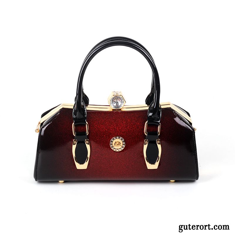 Handtaschen Damen Shell Trend Mode Neu 2019 Mittleren Alters Rot