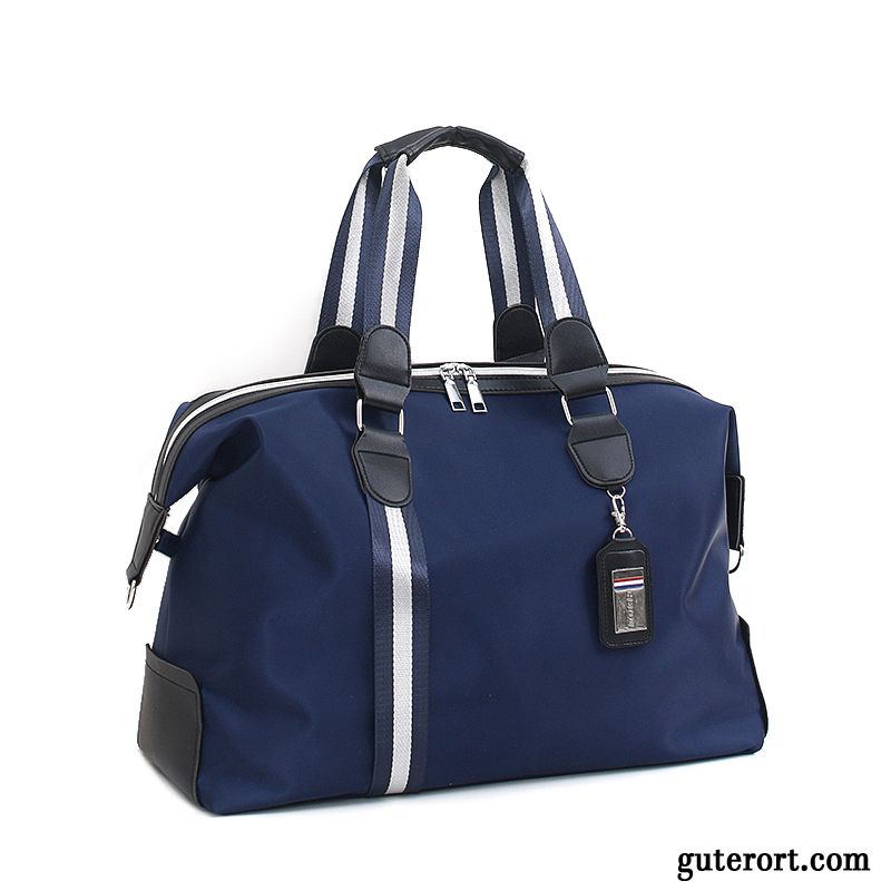 Handtaschen Herren Große Kapazität Leichtgewicht Reisen Gepäcktasche Fitness Geschäftsreise Blau