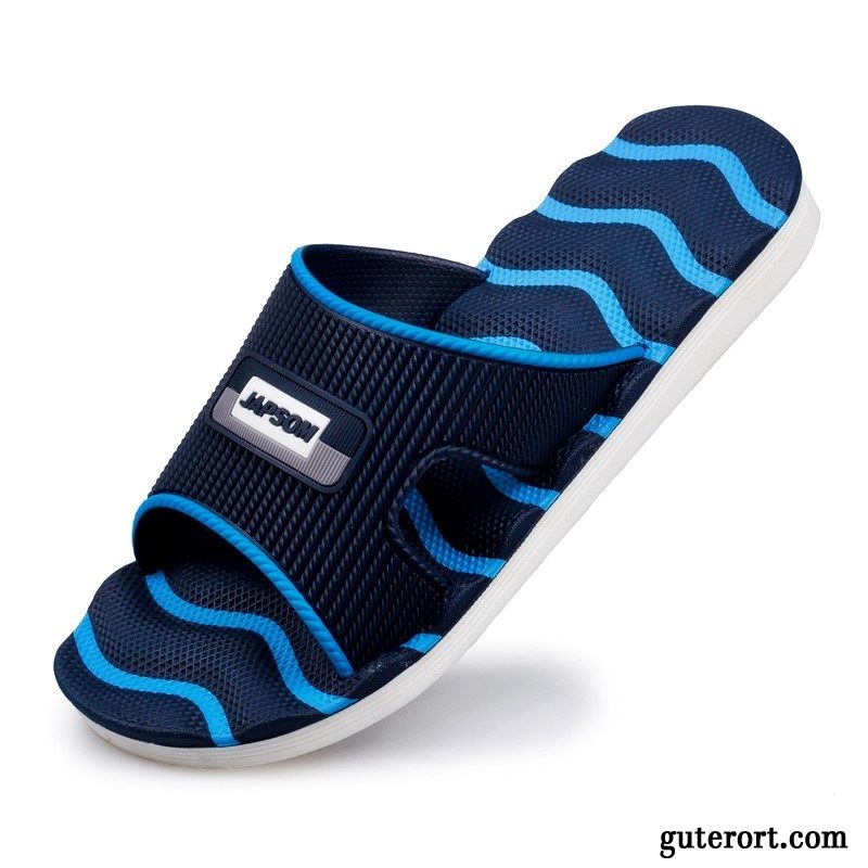 Hausschuhe Herren Schüler Teenager Sommer Casual Sandalen Europa Blau