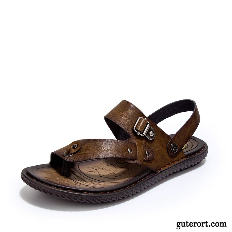 Herren Sandalen Elegant, Sommerlatschen Herren Marineblau