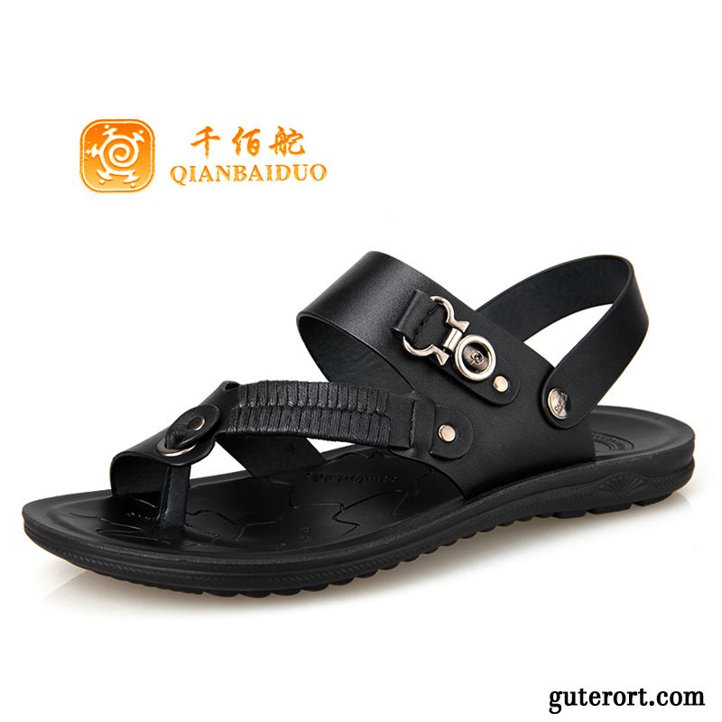 Herren Trekkingsandalen Scharlachrot, Herrenschuhe Sandalen Günstig