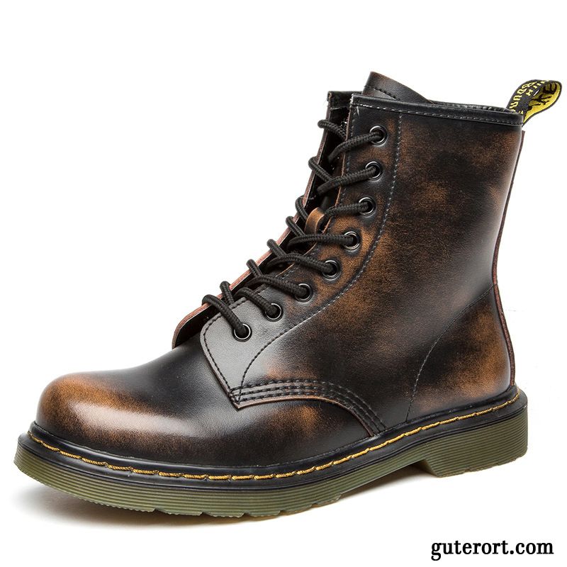 Herren Winterstiefeletten Türkis, Stiefeletten Herren Cognac Rabatt