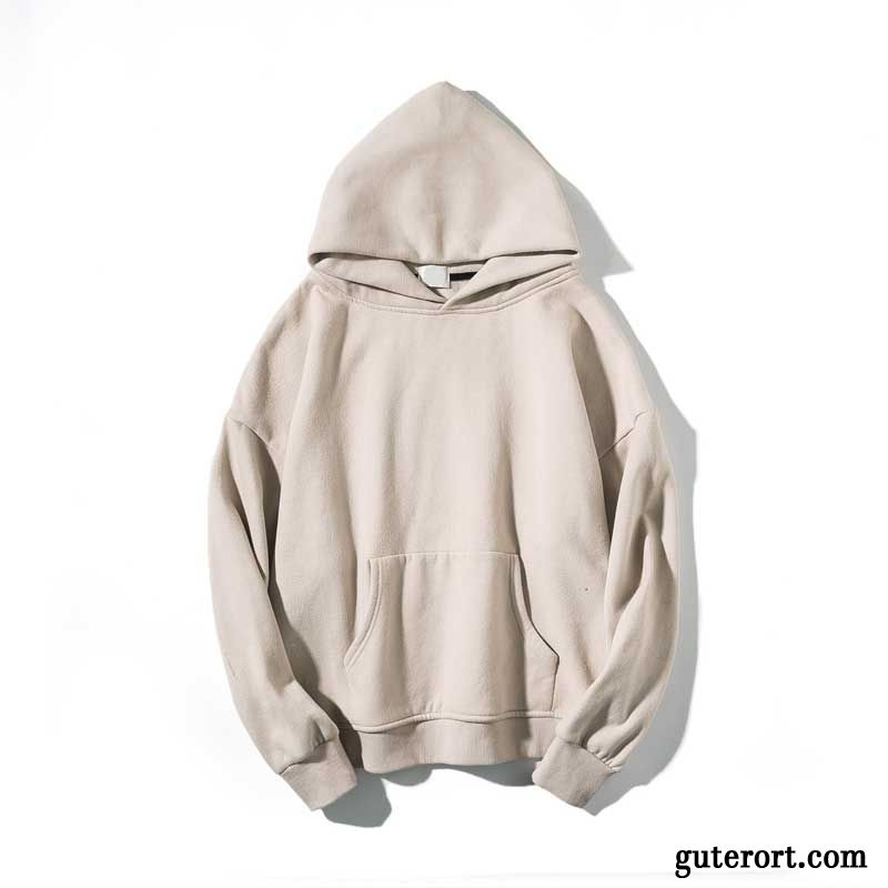 Hoodie Herren Mit Kapuze Ultra Herbst Feder Trend Europa Beige Farbe