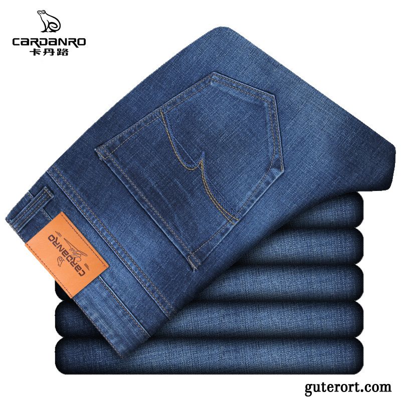 Lockere Jeans Herren, Jeanshosen Herren Große Größen Dunkelbraun