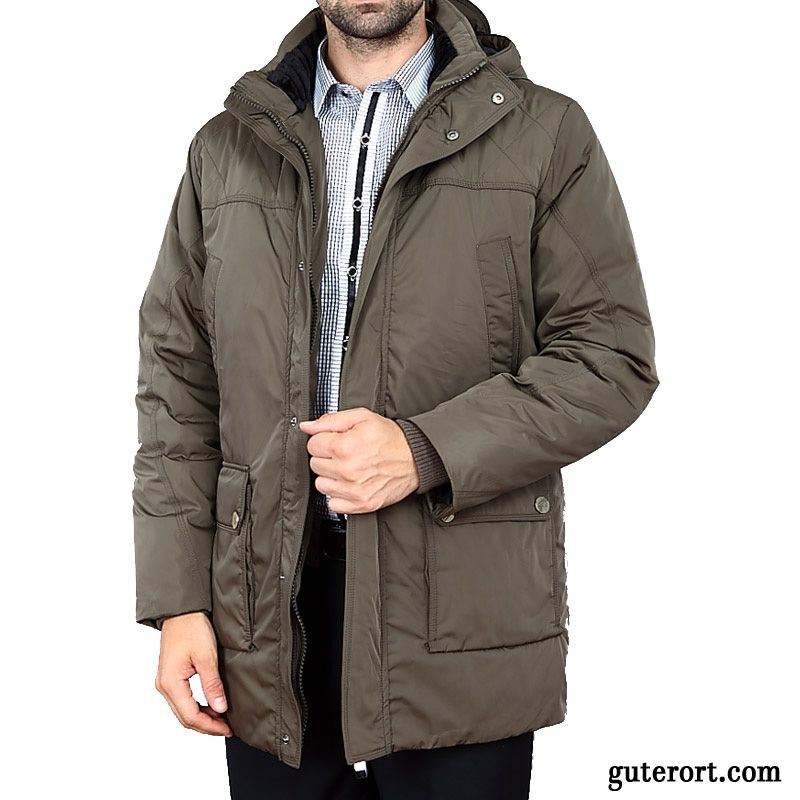 Military Jacke Herren Günstig, Herren Winterjacke Rot Daunenjacken Gestreift