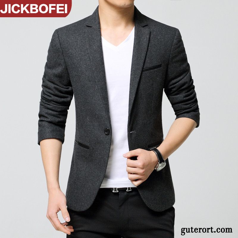 Modeanzüge Herren Sale, Blaue Anzüge Herren Blazer Meeresgrün