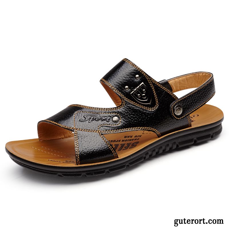 Offene Schuhe Herren Schwarz, Wasserfeste Sandalen Herren Kaufen