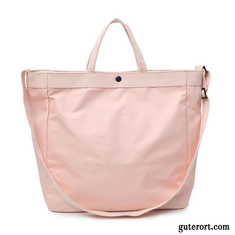 Reisetasche Damen Gepäcktasche Reisen Große Kapazität Trend Mini Kurz Rosa Rot