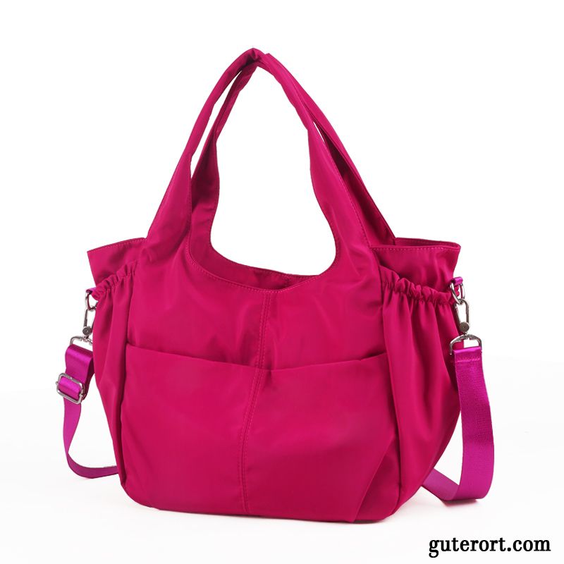 Reisetasche Damen Reisen Freizeit Mode Trend Wasserdicht Nylon Rot