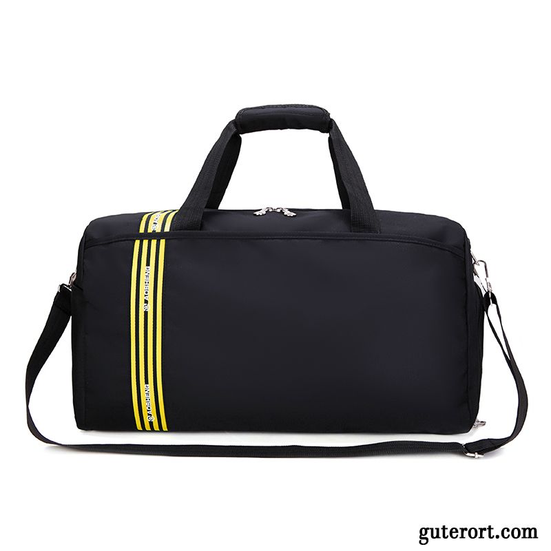 Reisetasche Herren Fitness Reisen Kurz Geschäftsreise Gepäcktasche Große Kapazität Gelb