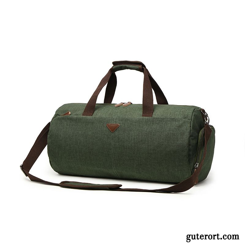 Reisetasche Herren Fitness Wasserdicht Kurz Reisen Große Kapazität Gepäcktasche Army Grün