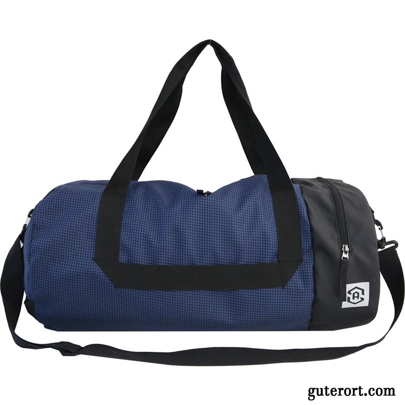 Reisetasche Herren Handtasche Reisen Geschäftsreise Rucksack Sporttasche Große Kapazität Blau Rot