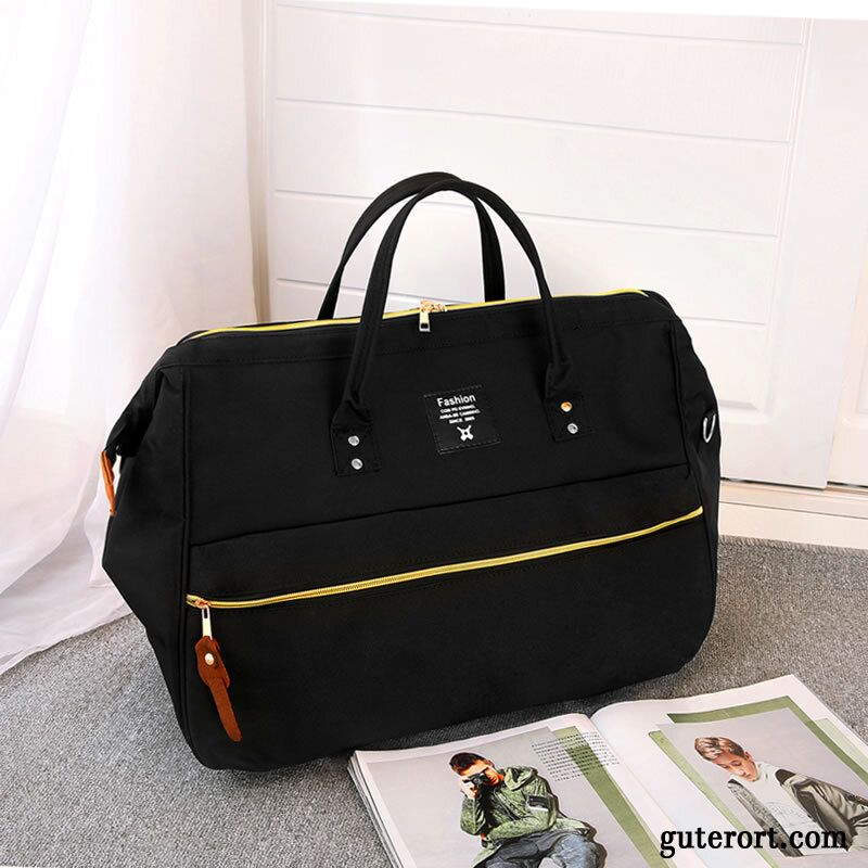 Reisetasche Herren Kurz Business Gepäcktasche Neu Geschäftsreise Damen Schwarz