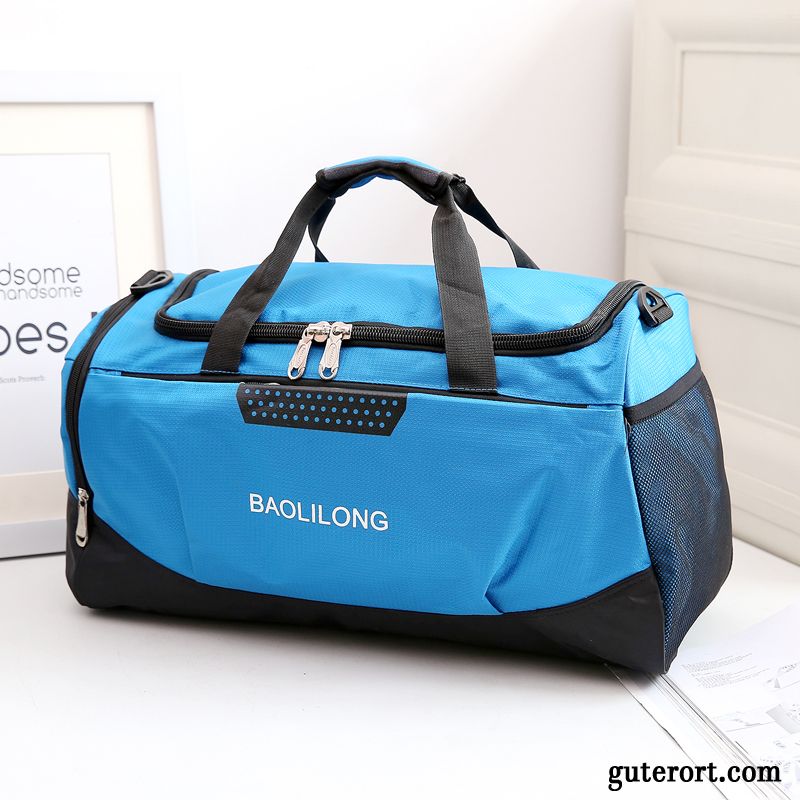 Reisetasche Herren Neu Gepäcktasche Große Kapazität Reisen Damen Geschäftsreise Blau