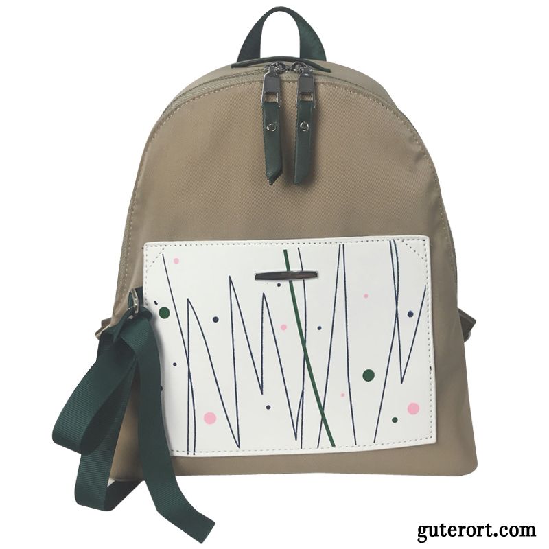 Rucksäcke Damen Rucksack Mini Reisen 2019 Student Tasche Khaki