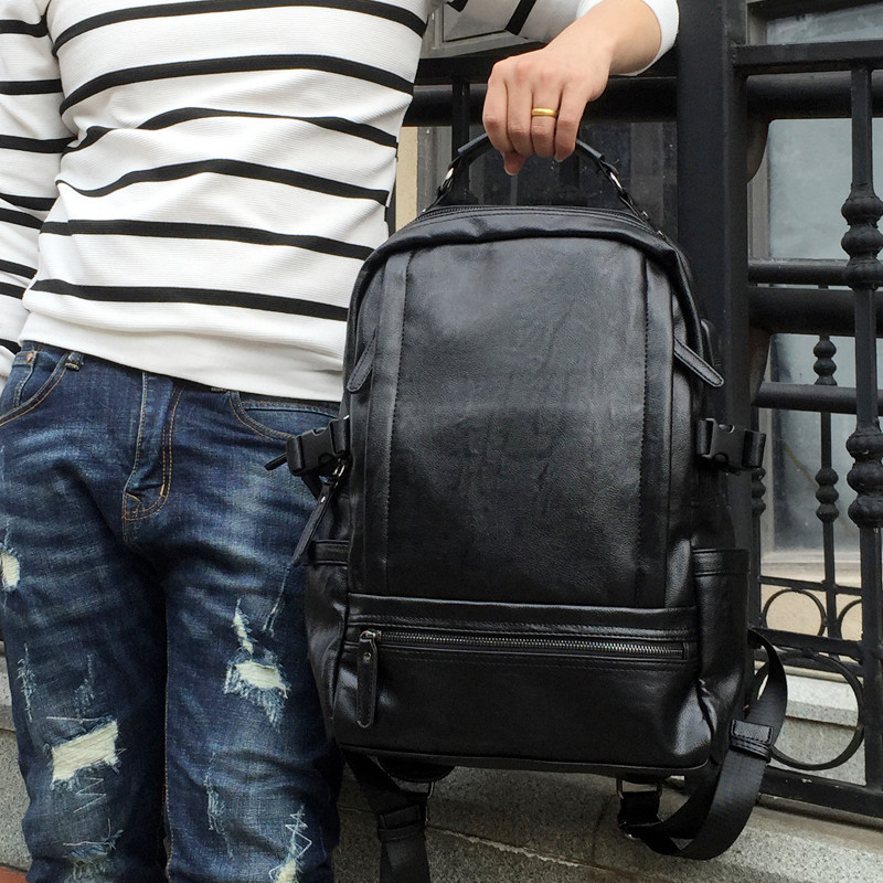 Rucksäcke Herren Große Kapazität Neu 2019 Mode Reisen Rucksack Schwarz